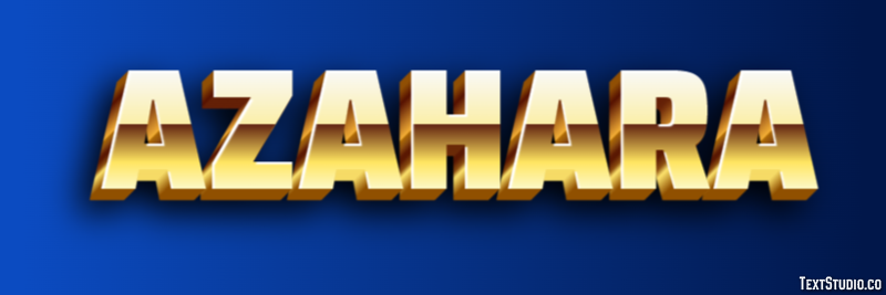 Azahara Efecto de Texto