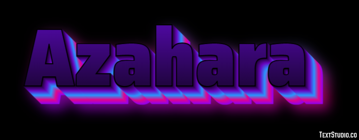 Azahara Efecto de texto