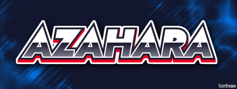 Azahara Efecto de Texto
