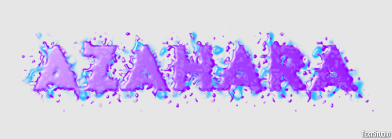 Azahara Efecto de Texto