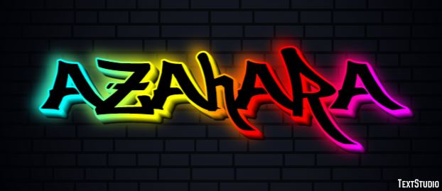 Azahara Efecto de texto