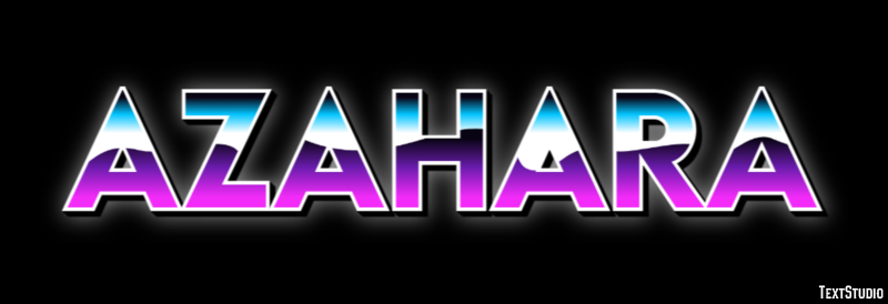 Azahara Efecto de texto