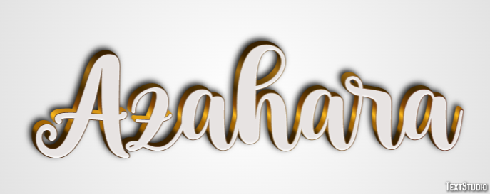 Azahara Efecto de Texto