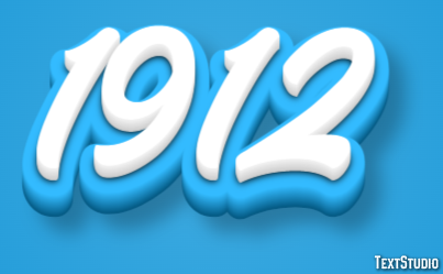 1912 Text Effect