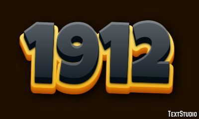 1912 Efekt tekstowy