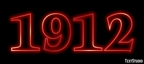 1912 Text Effect