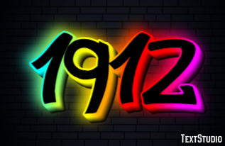 1912 Text Effect
