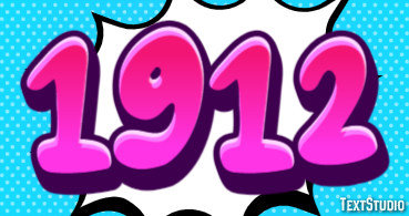 1912 Text Effect