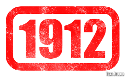 1912 Text Effect