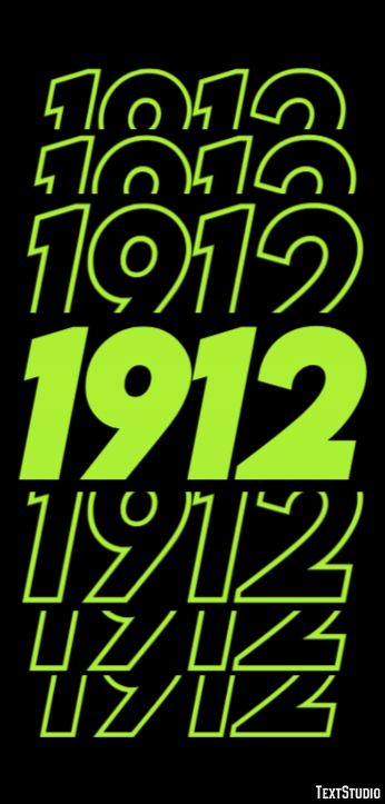 1912 Text Effect