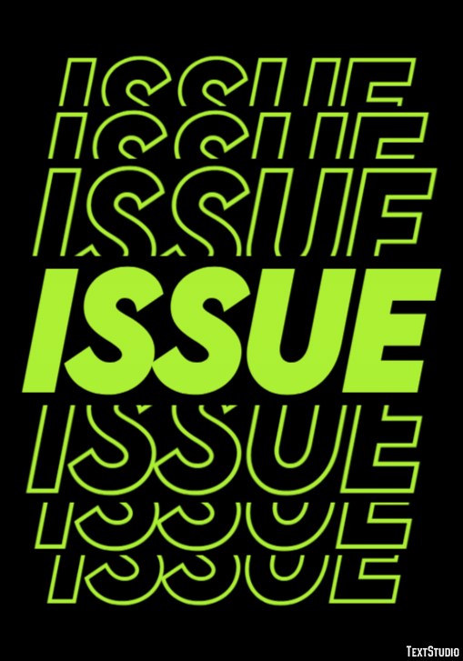 Issue Efecto de Texto