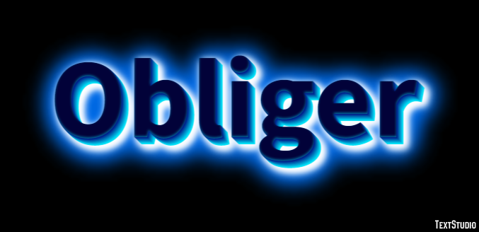 Obliger テキスト効果