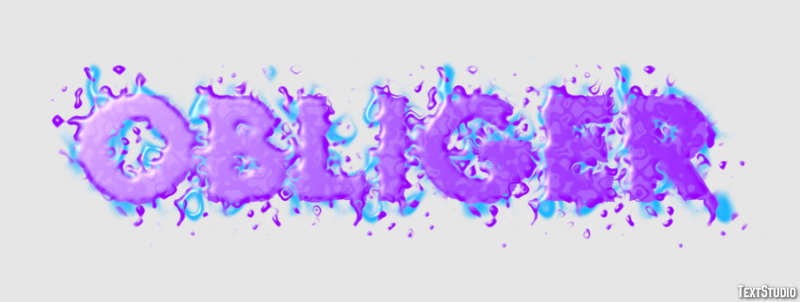 Obliger Effet de texte