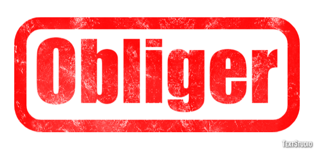 Obliger Effet de Texte