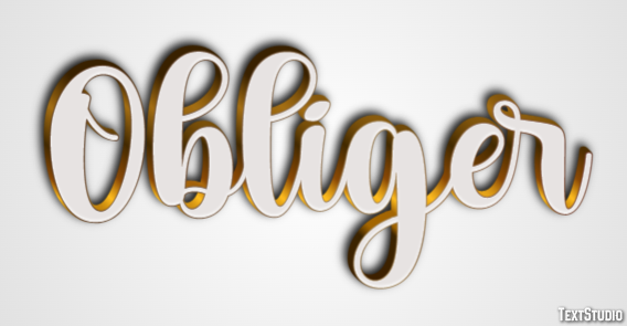 Obliger Effet de Texte