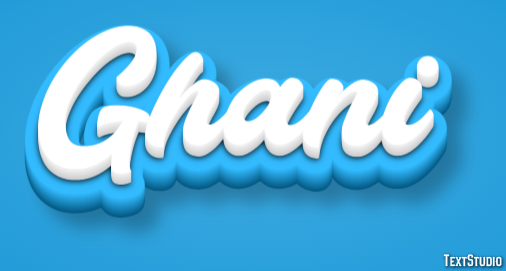 Ghani Text effect