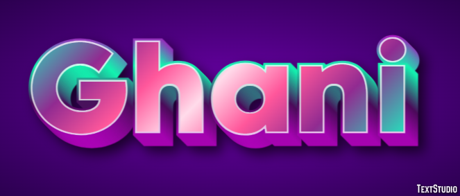 Ghani Text effect