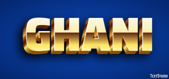 Ghani Text effect