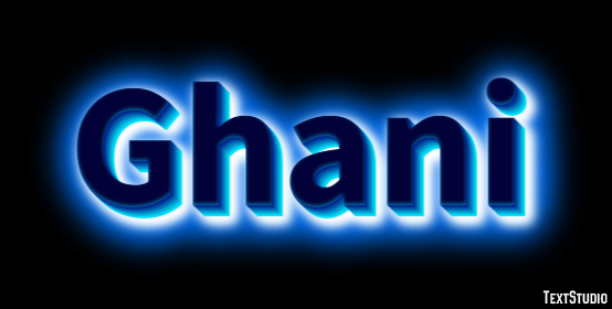 Ghani Text effect