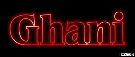 Ghani Text effect