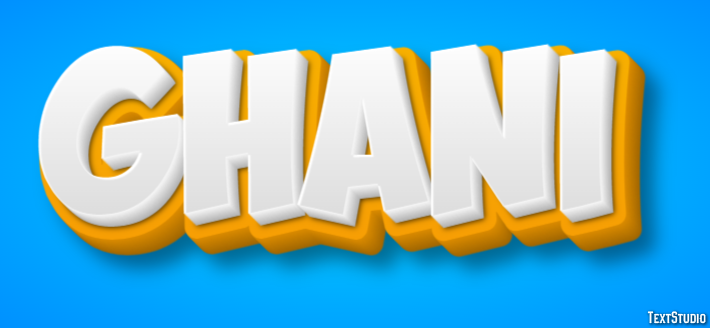 Ghani Text effect