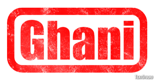 Ghani Text effect