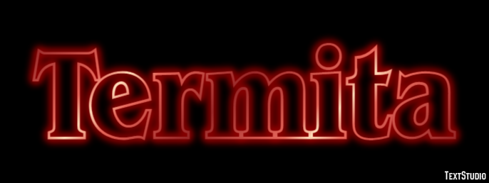 Termita Efecto de Texto