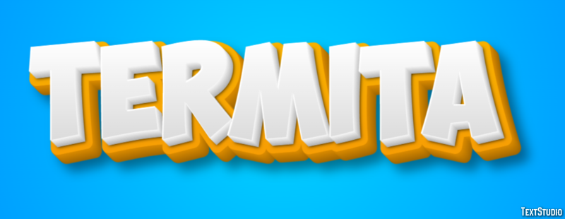 Termita Efecto de texto
