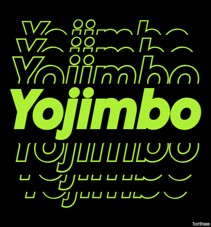 Yojimbo Эффект текста