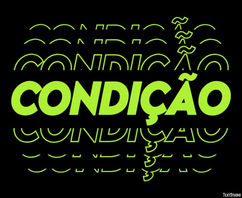 Condição Text effect