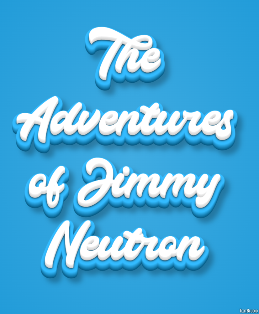 The Adventures of Jimmy Neutron Texteffekt