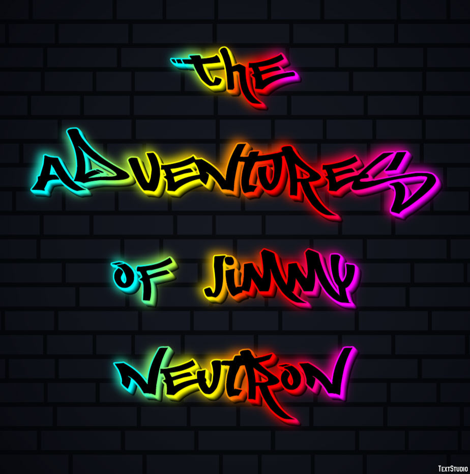 The Adventures of Jimmy Neutron Texteffekt