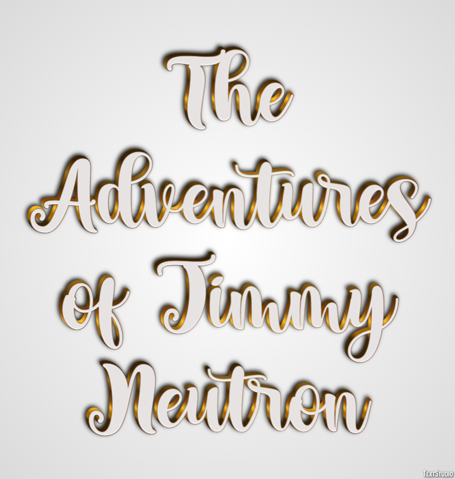 The Adventures of Jimmy Neutron Efecto de Texto
