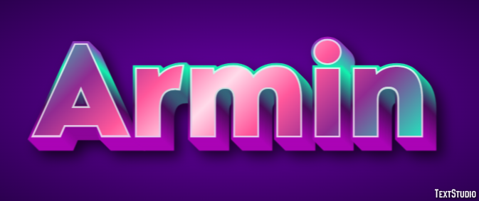 Armin Efecto de Texto