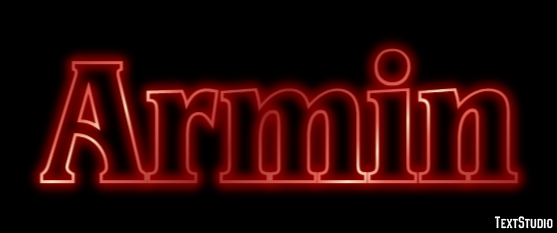 Armin Text effect