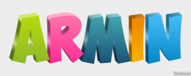 Armin Efecto de Texto
