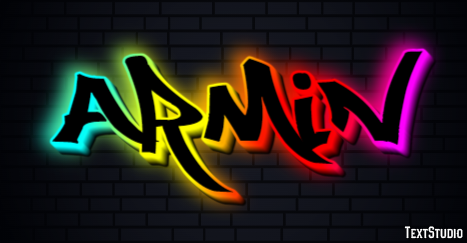 Armin Text effect