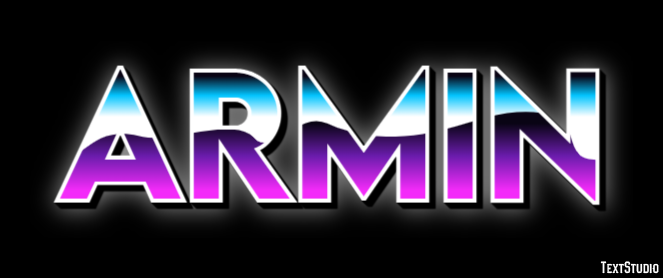 Armin Эффект текста