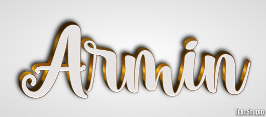 Armin Efecto de Texto