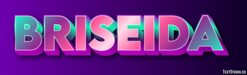 Briseida Efecto de Texto