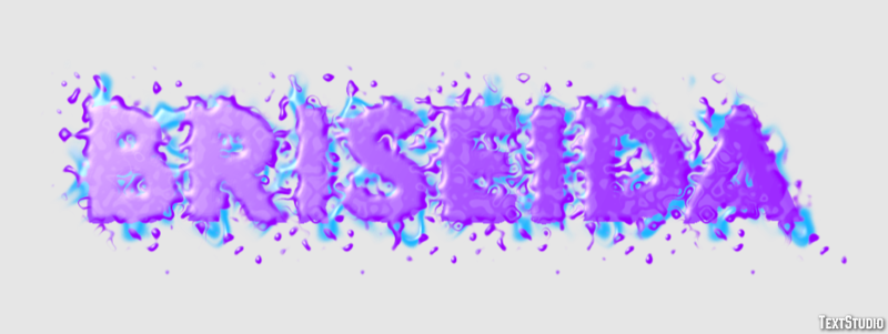 Briseida Efecto de Texto