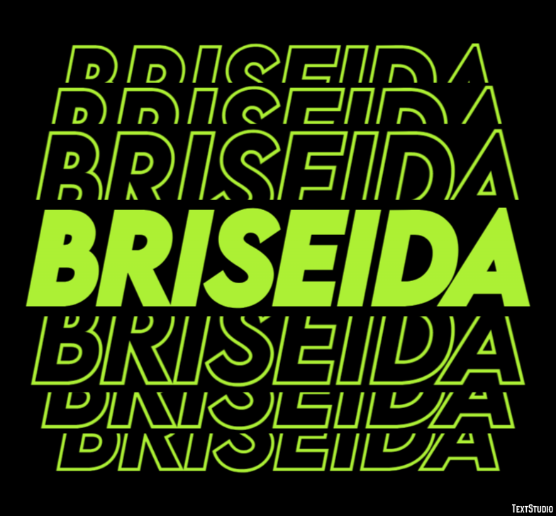 Briseida Efekt tekstowy