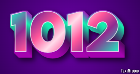 1012 Text Effect