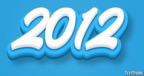 2012 Text Effect