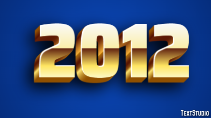 2012 Efecto de Texto