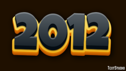 2012 Efecto de Texto