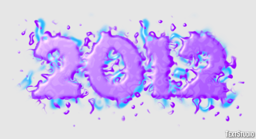 2012 Text Effect