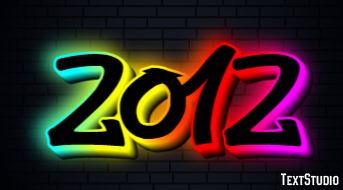 2012 Text Effect