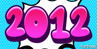 2012 Text Effect