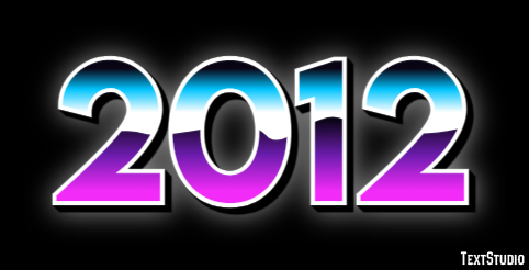 2012 Text Effect